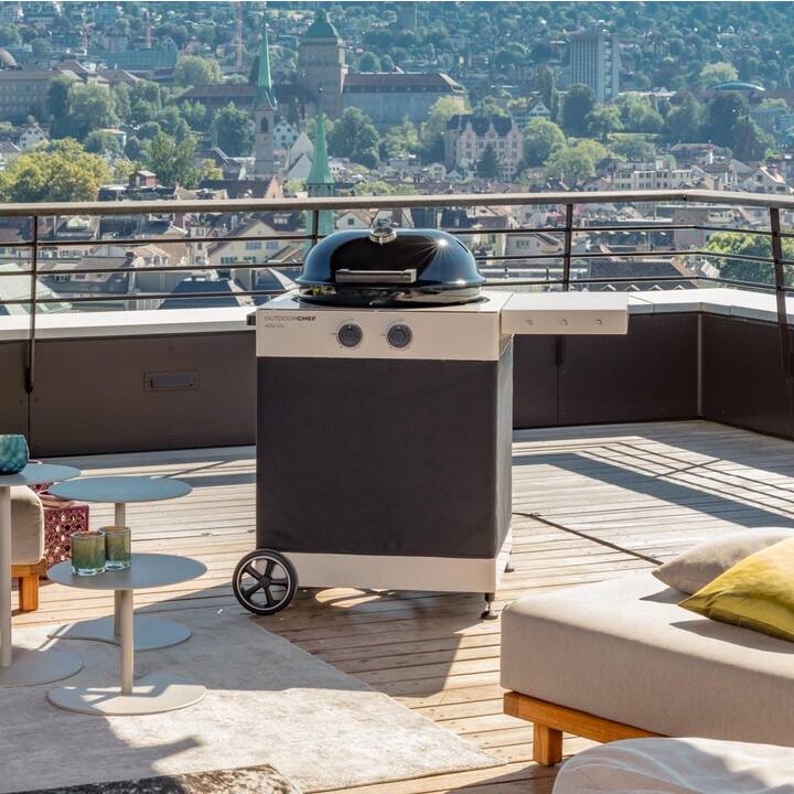 OUTDOORCHEF Arosa 570 G Tex Gril à gaz (Noir)