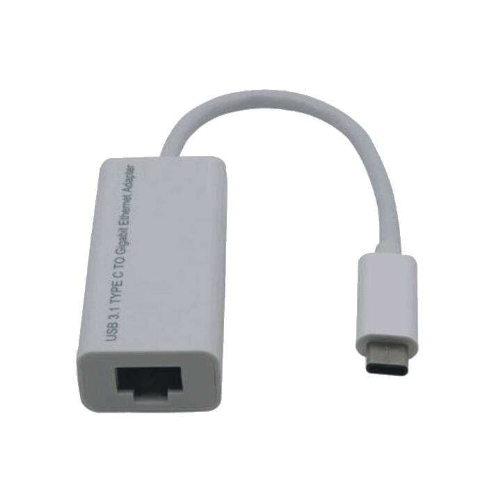 MHE Adaptateur (Fiche RJ-45, Fiche USB 3.0 de type C, 0.15 m)