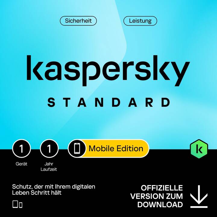 KASPERSKY LAB Standard Mobile-Edition (Licence, 1x, 12 Mois, Multilingue)