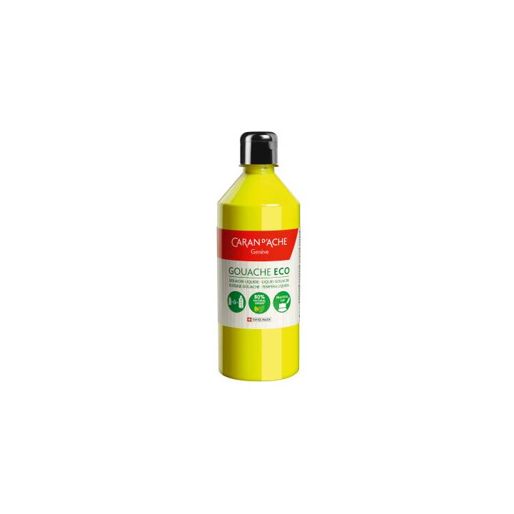 CARAN D'ACHE Wasserfarbe Gouache ECO (500 ml, Gelb)