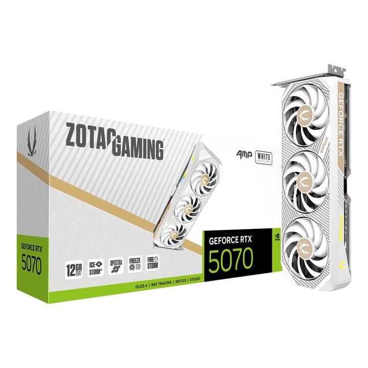 PALIT Nvidia GeForce RTX 5070 White OC FH Trio (12 GB) - Interdiscount