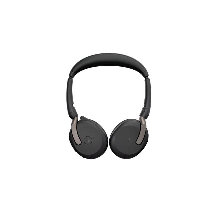 JABRA Office Headset Evolve2 65 Flex (On-Ear, Kabellos, Schwarz)