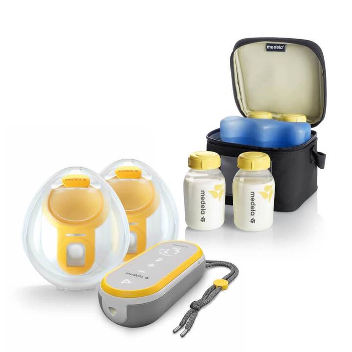 MEDELA Milchpumpe Freestyle Hands-free + Kühltasche (Elektrisch