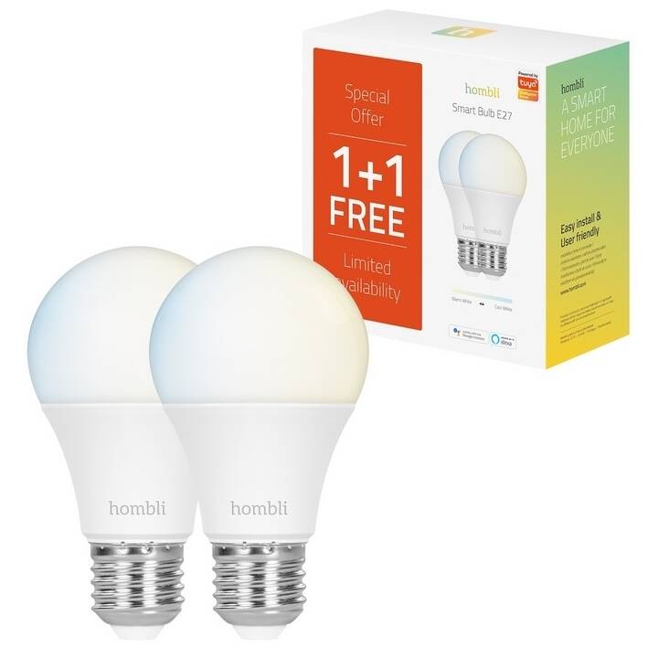 HOMBLI Ampoule LED Smart Bulb (E27, WLAN, 9 W)