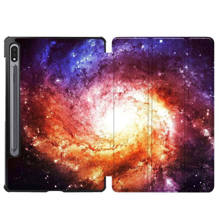 EG cover per Samsung Galaxy Tab S8+ 12.4" (2022) - arancione - universo