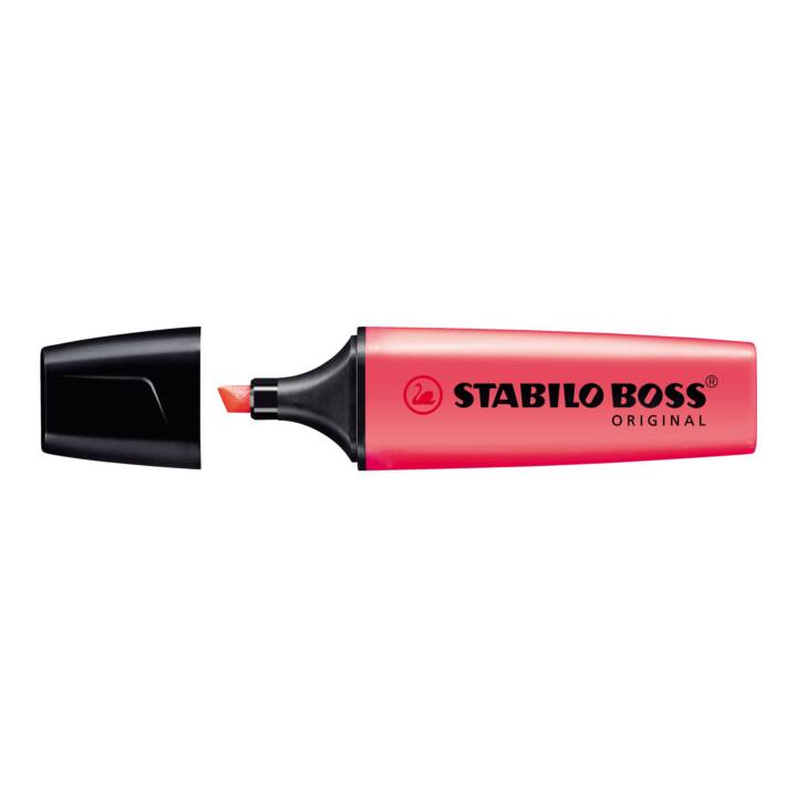 STABILO Surligneur Boss (Rouge, 1 pièce)