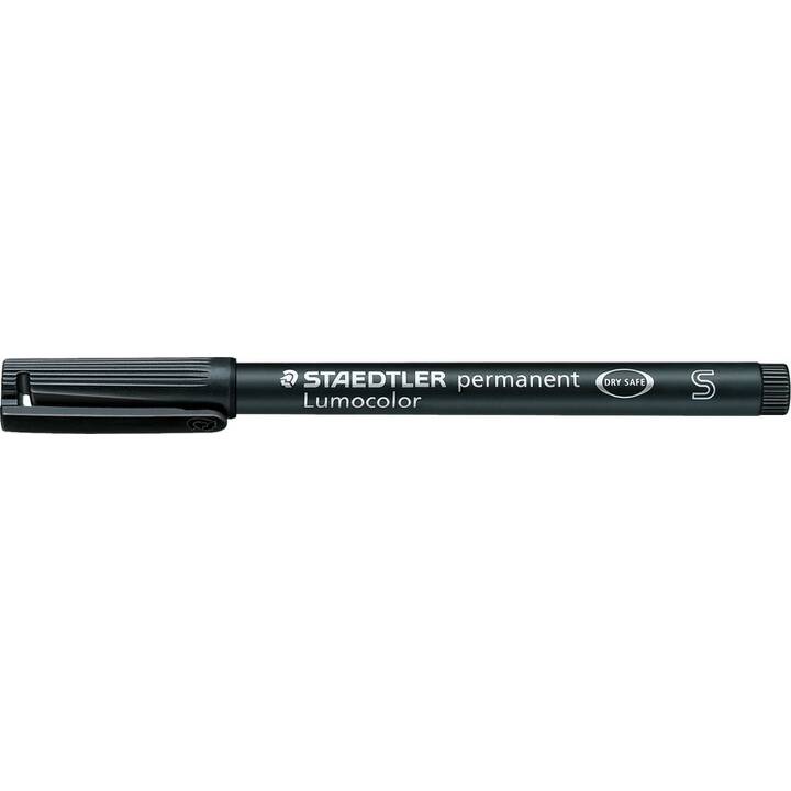 STAEDTLER Permanent Marker Lumocolor 313 S (Schwarz, 1 Stück)