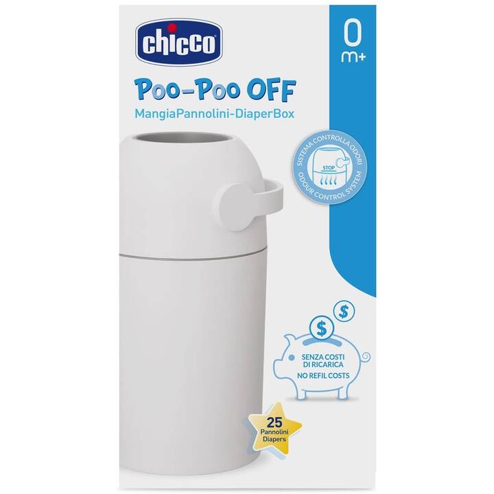 CHICCO Odour Off (35 l, Grau, Weiss)