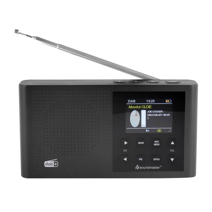 SOUNDMASTER DAB165SW Digitalradio (Schwarz)