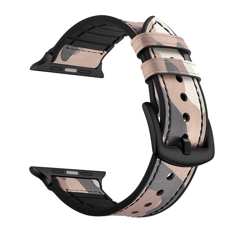 EG Armband für Apple Watch 38 mm 40 mm - Pink Camouflage