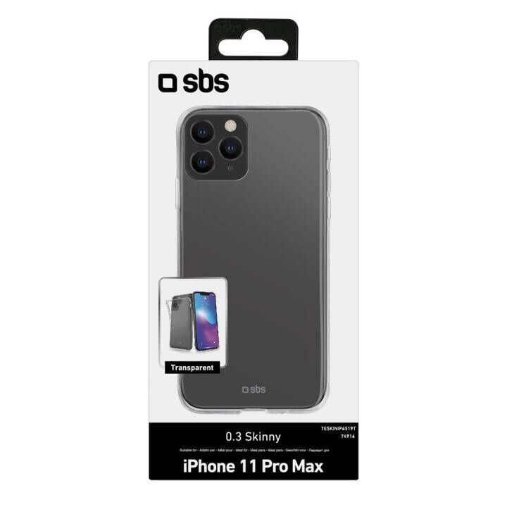 SBS Backcover Skinny (iPhone 11 Pro Max, Transparent)