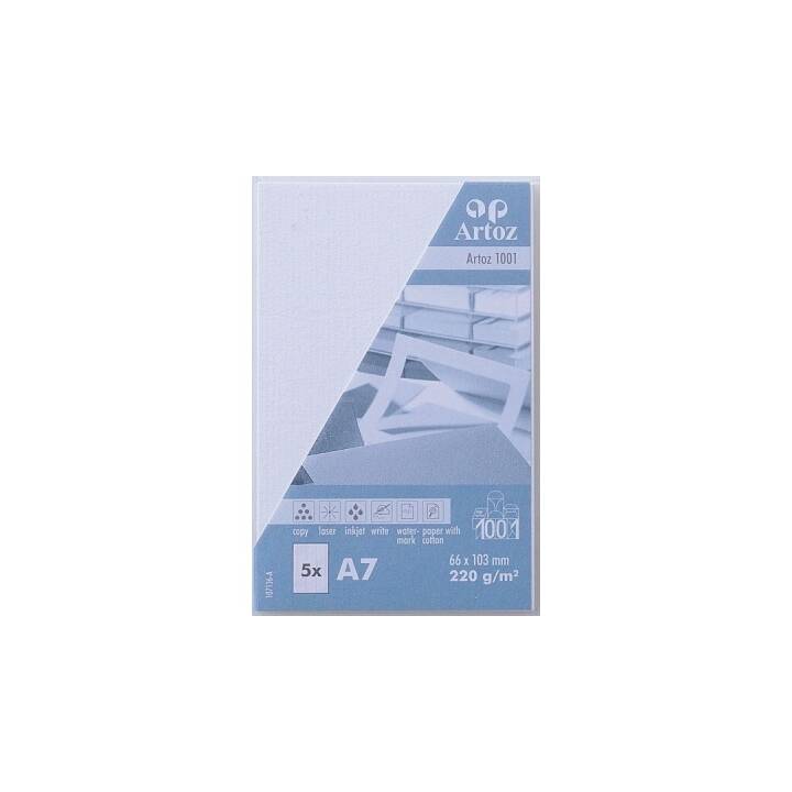ARTOZ 1001 Visitenkarten (5 Blatt, A7, 220 g/m2)