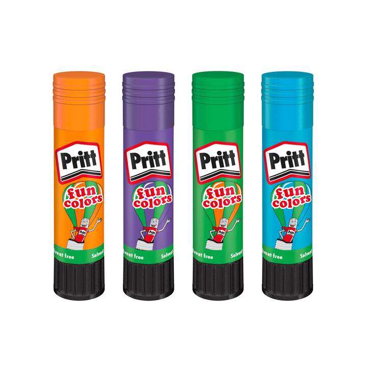 PRITT Klebestift Fun Colors (40 ml, 4 Stück)