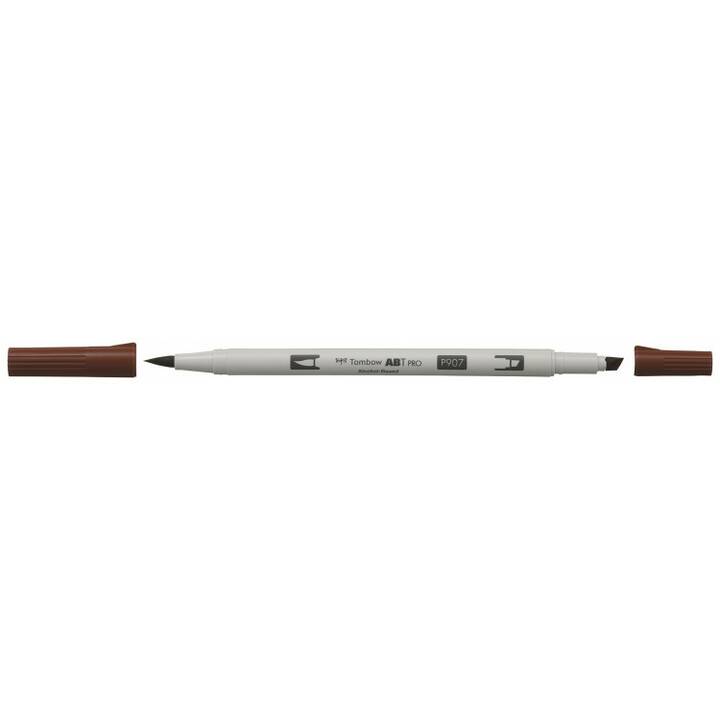 TOMBOW Dual Brush ABT 907 Penna a fibra (Marrone, 1 pezzo)
