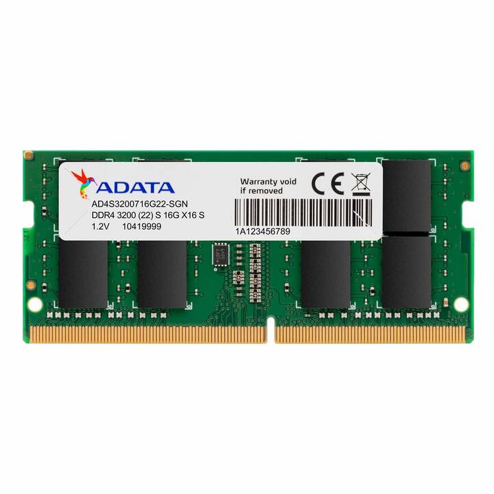 ADATA AD4S32008G22-SGN (1 x 8 GB, DDR4, 3200 MHz) - Interdiscount