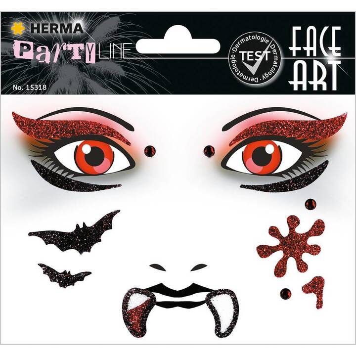 HERMA Face Art Vampir Accessoires de déguisement