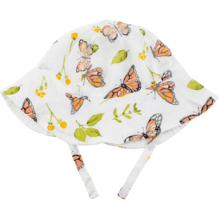 BEBE AU LAIT Chapeau de soleil Butterfly (Jaune, Orange, Vert, Blanc)
