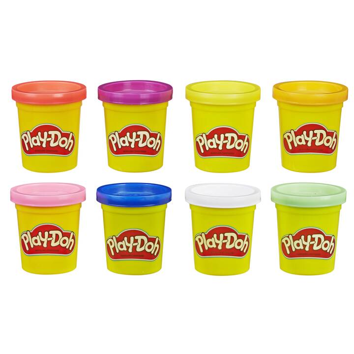 PLAY-DOH Kinderknete (8x, Mehrfarbig)