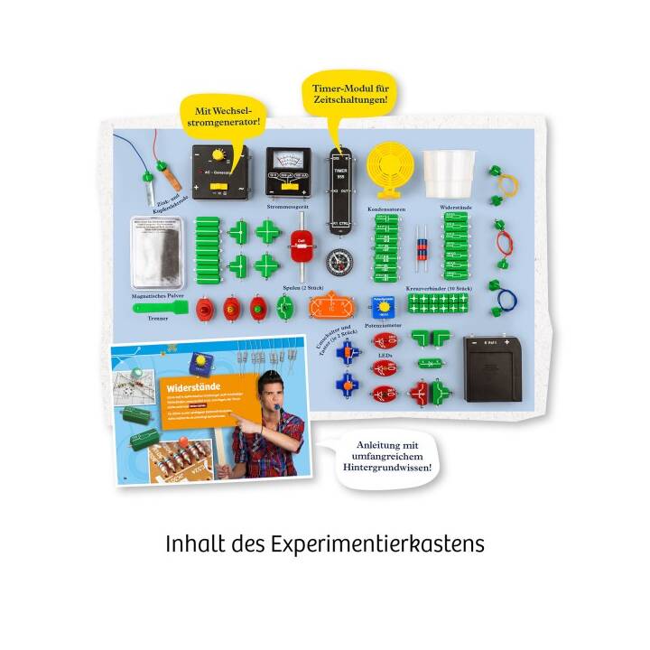 KOSMOS Der grosse Elektro-Workshop Coffret d'expérimentation (Electonique et l'énergie)