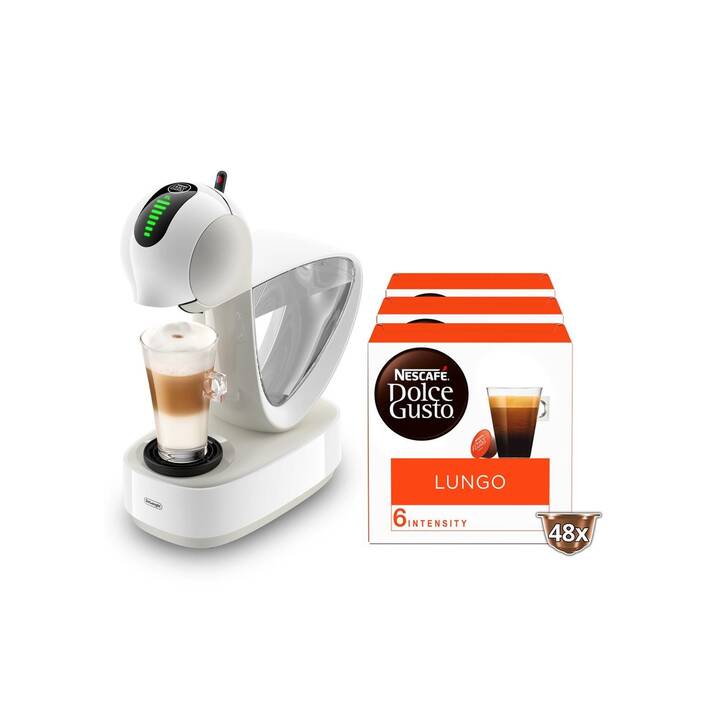DELONGHI Infinissima Touch (Dolce Gusto, Warmgrau, Weiss)