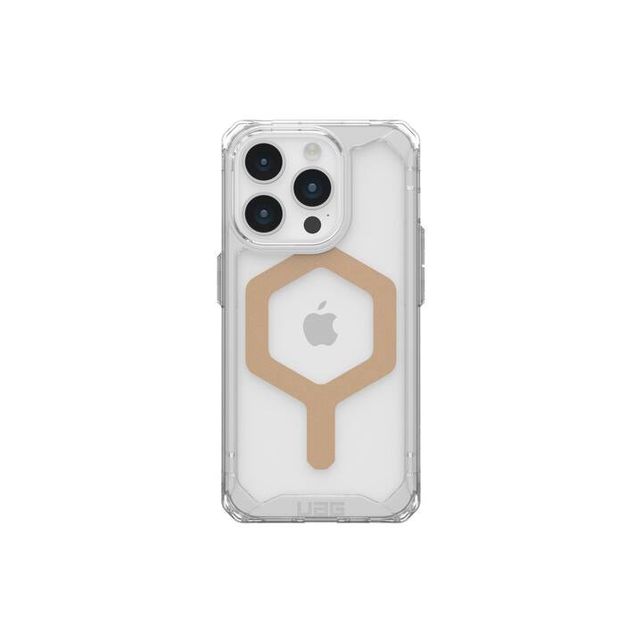 URBAN ARMOR GEAR Backcover (iPhone 15 Pro, Transparente, Oro)