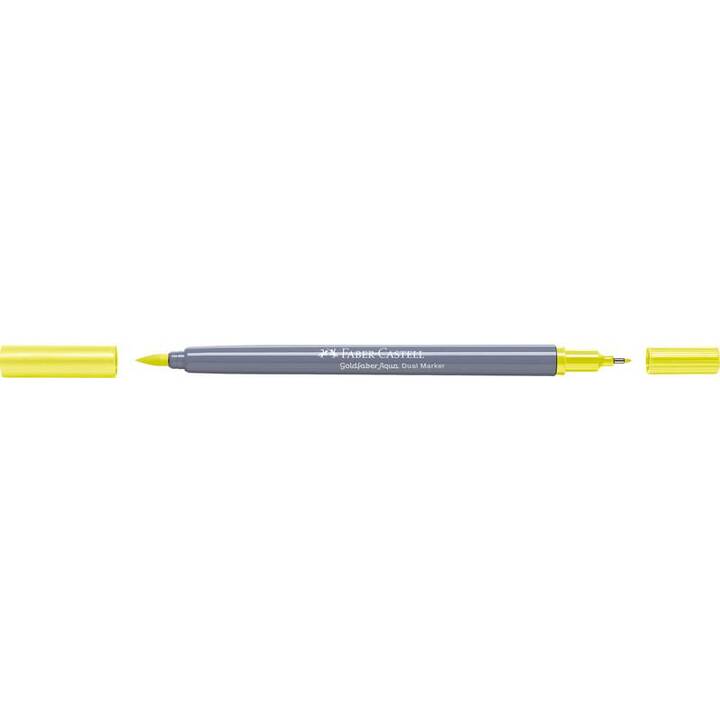FABER-CASTELL Goldfaber Aqua 205 Penna a fibra (Limone giallo, 1 pezzo)