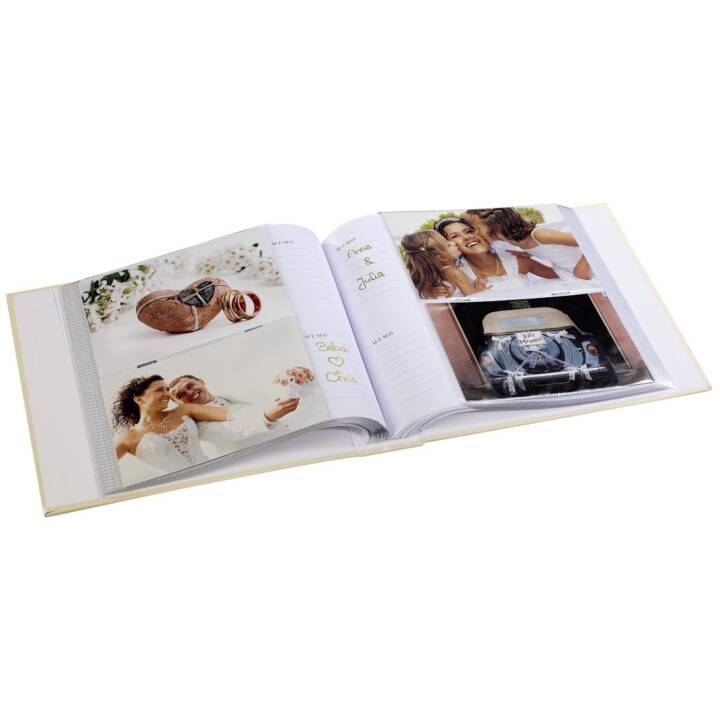 HAMA Album photos à pochettes Anzio (Coeurs, Crème)