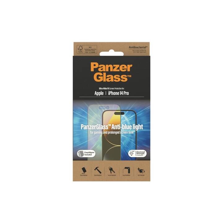 PANZERGLASS Displayschutzglas (iPhone 14 Pro, 1 Stück)