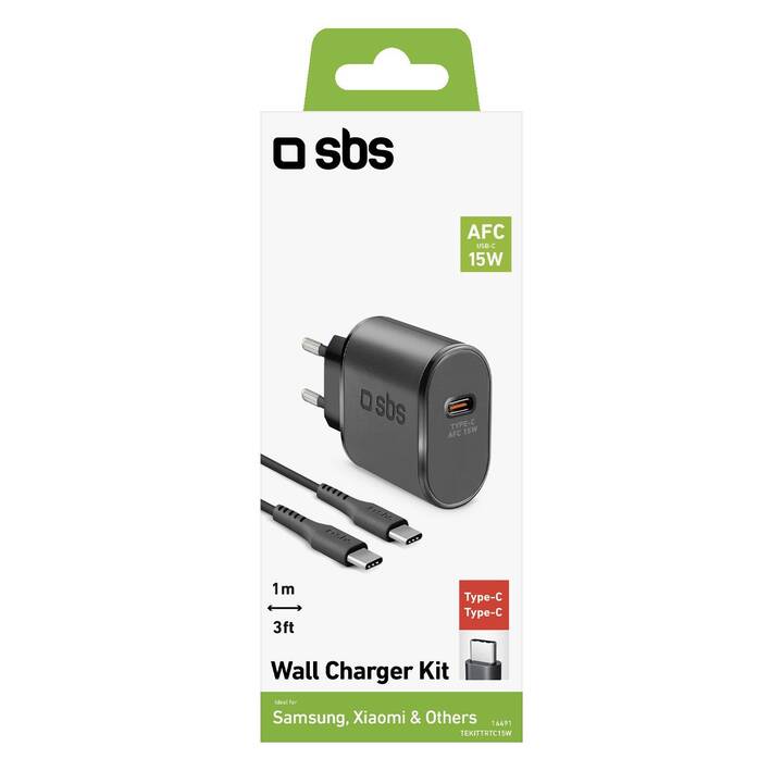 SBS USB-C Kit Chargeur mural