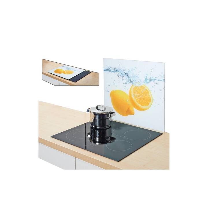 ZELLER PRESENT Kochfeldabdeckung Lemon Splash (56 x 50 cm)