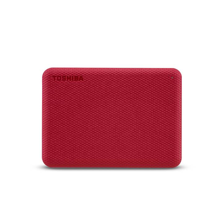 TOSHIBA Canvio Advance (USB Typ-A, 2000 GB, Rot)