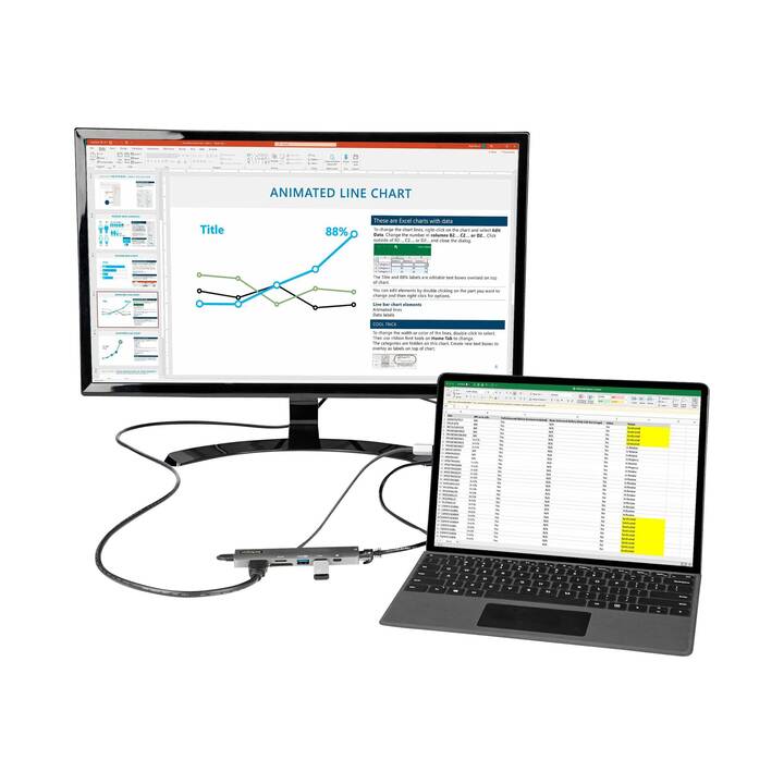 STARTECH.COM  (4 Ports, USB 3.1, HDMI)