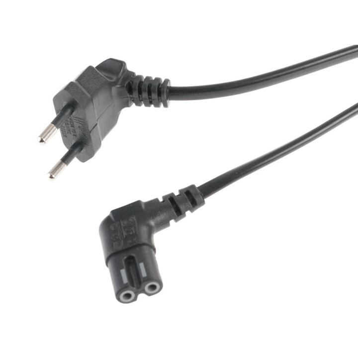 NIWOTRON Câble secteur (C7 / T26, 2 m, Noir)