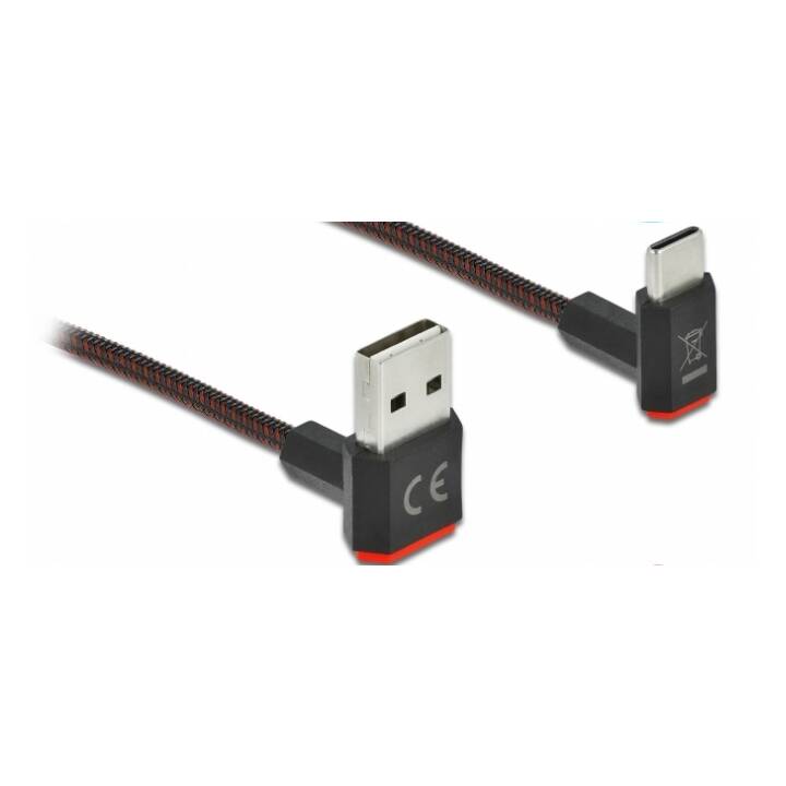DELOCK Easy USB-Kabel (USB 2.0 Typ-A, USB-C, 2 m)