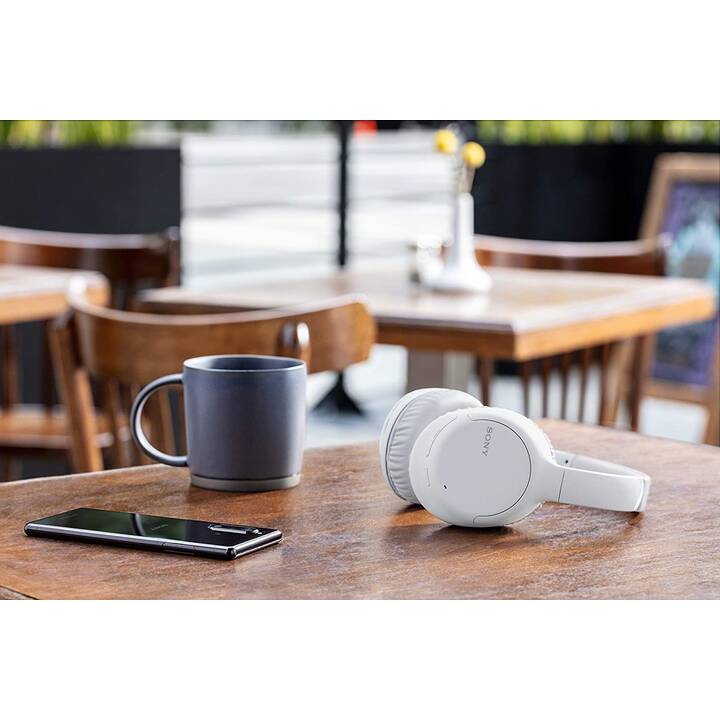 SONY WH-CH710NW (Over-Ear, Bluetooth 5.0, Weiss)