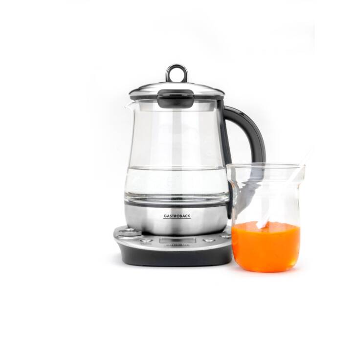 GASTROBACK Design Tea & More Advanced (1.5 l, Glas, Silber)