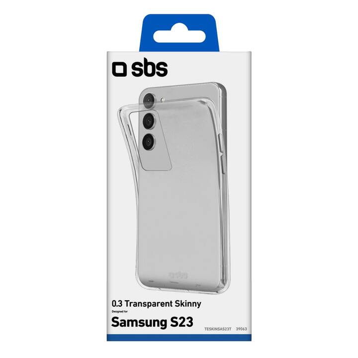 SBS Softcase 0.3 Skinny (Galaxy S23, Transparente)