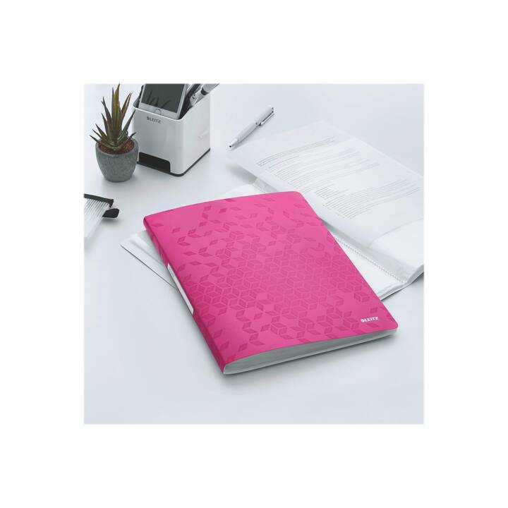 LEITZ Cartellina per archivio Wow (Pink, A4, 1 pezzo)