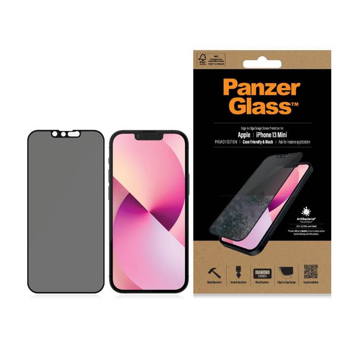 PANZERGLASS Displayschutzglas (iPhone 13 mini, 1 Stück)