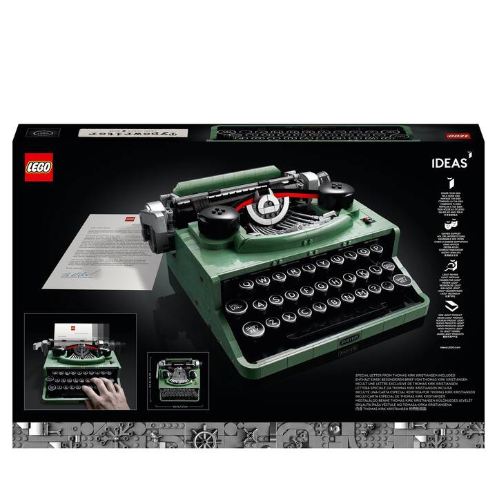 LEGO Ideas Schreibmaschine (21327, seltenes Set)