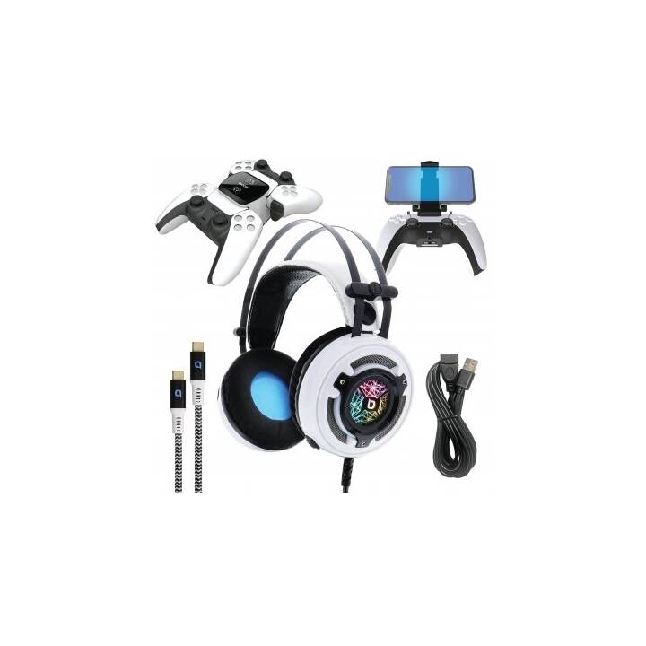 BIONIK Pro Set d'accessoires (PlayStation 5, Noir, Blanc)