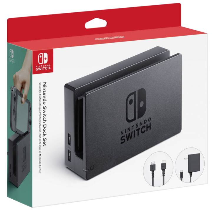 NINTENDO Switch Dock Base de recharge (Nintendo Switch, Noir)