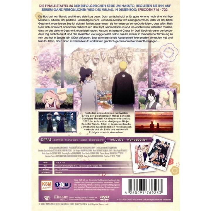 Naruto Shippuden- Narutos Hochzeit - Staffel 26 (JA, DE)