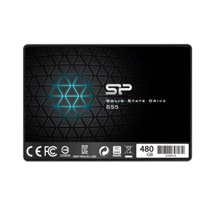 SILICON POWER Slim S55 (SATA-III, 480 GB)