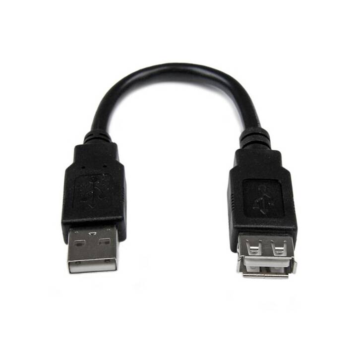 STARTECH.COM Cavo USB (Presa USB 2.0 di tipo A, Spina USB 2.0 di tipo A, 15 cm)