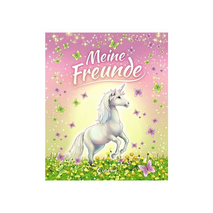 LOEWE Libro amicizia Meine Freunde (17.5 cm x 21 cm, Multicolore)