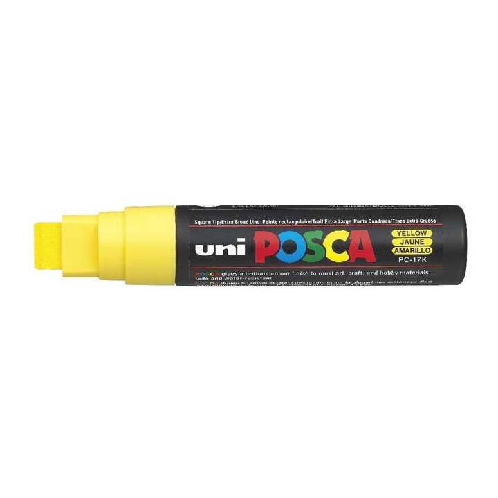 UNI-BALL Marcatore gesso (Giallo, 1 pezzo)