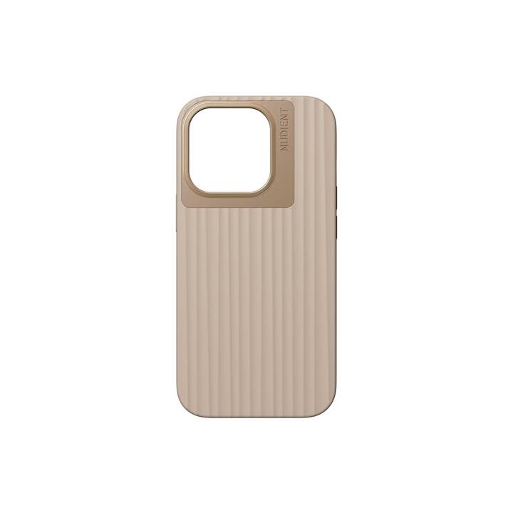 NUDIENT Backcover (iPhone 14 Pro, Beige, Alluminio)