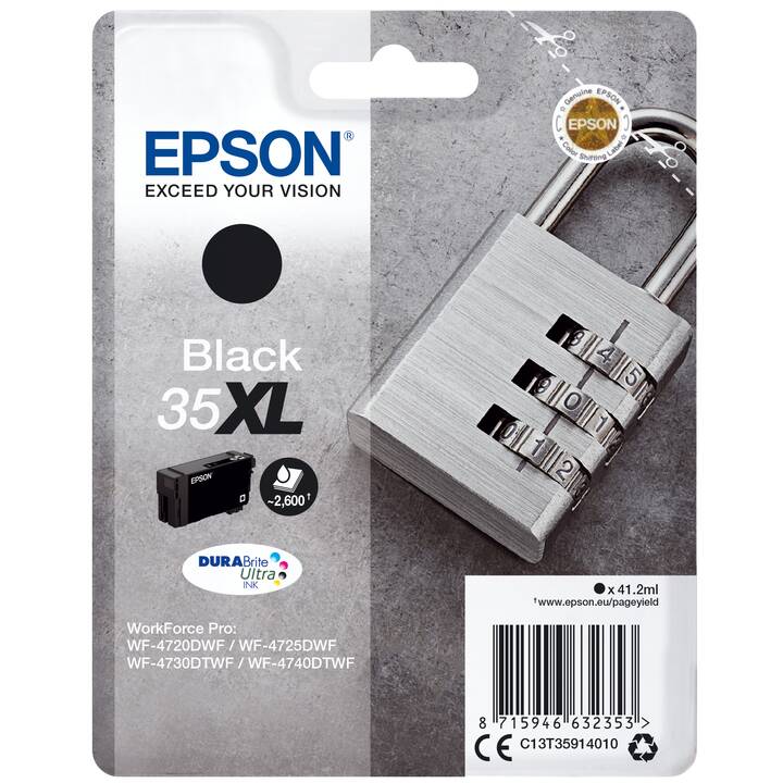 EPSON 35XL (Schwarz, 1 Stück)