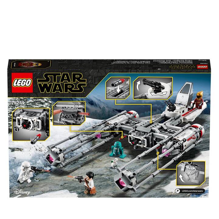 LEGO Star Wars Y-Wing Starfighter de la Résistance (75249, Difficile à trouver)